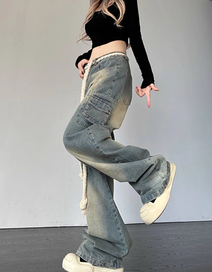 High-Waisted Long Pants – Women