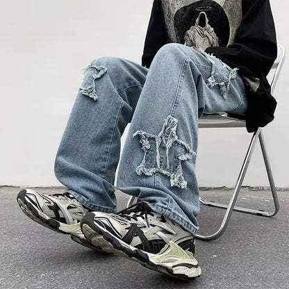 Trendy Straight-Leg Denim Jeans – Youth
