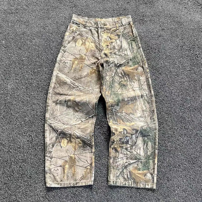 Washed Old Work Pants