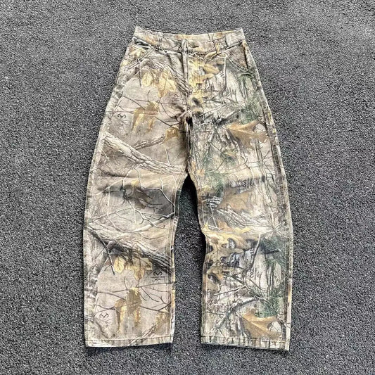 Washed Old Work Pants