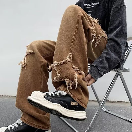 Trendy Straight-Leg Denim Jeans – Youth