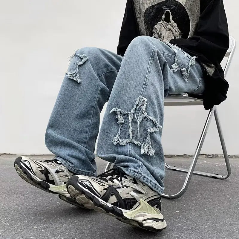 Trendy Straight-Leg Denim Jeans – Youth
